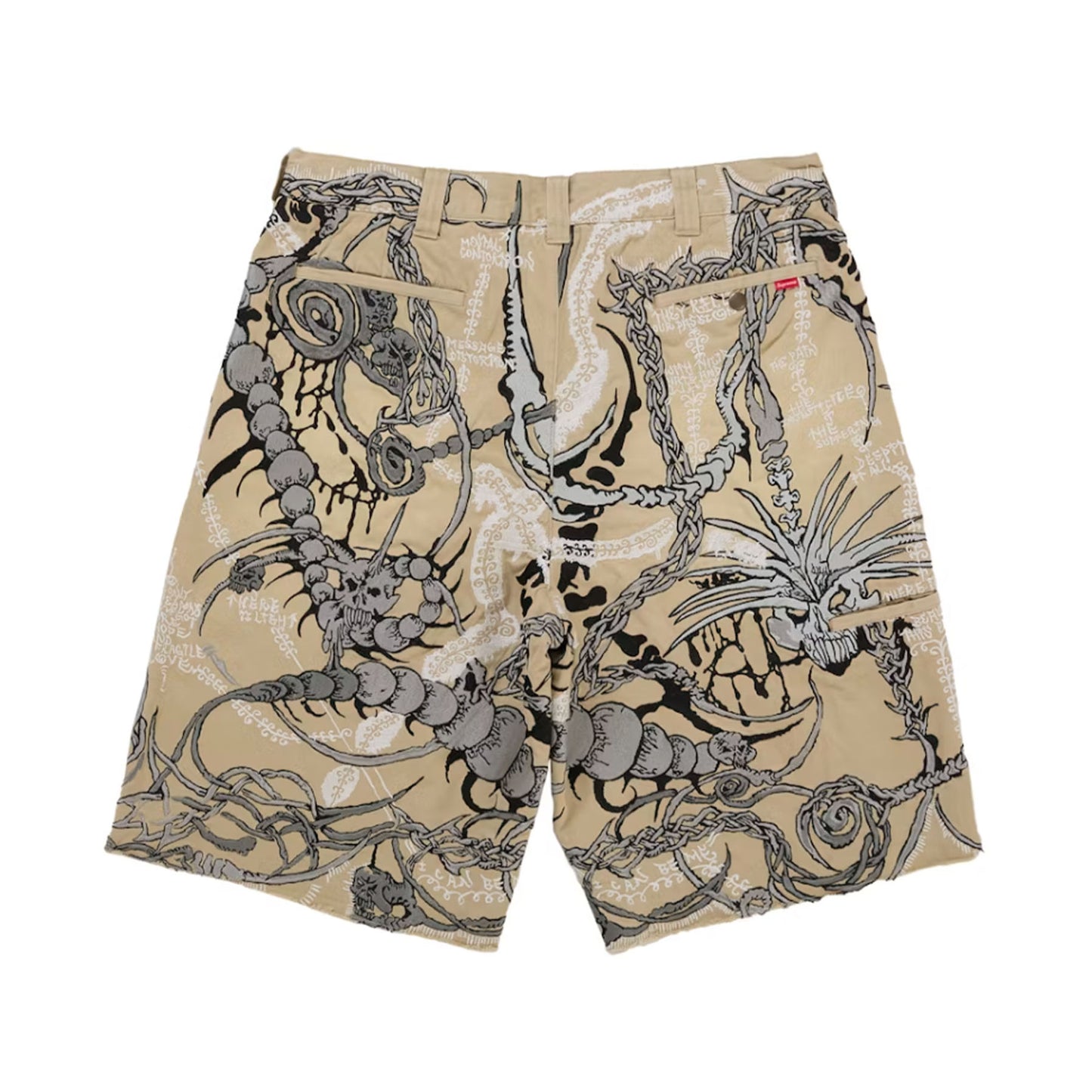 Supreme Wombat Embroidered Work Short Brown