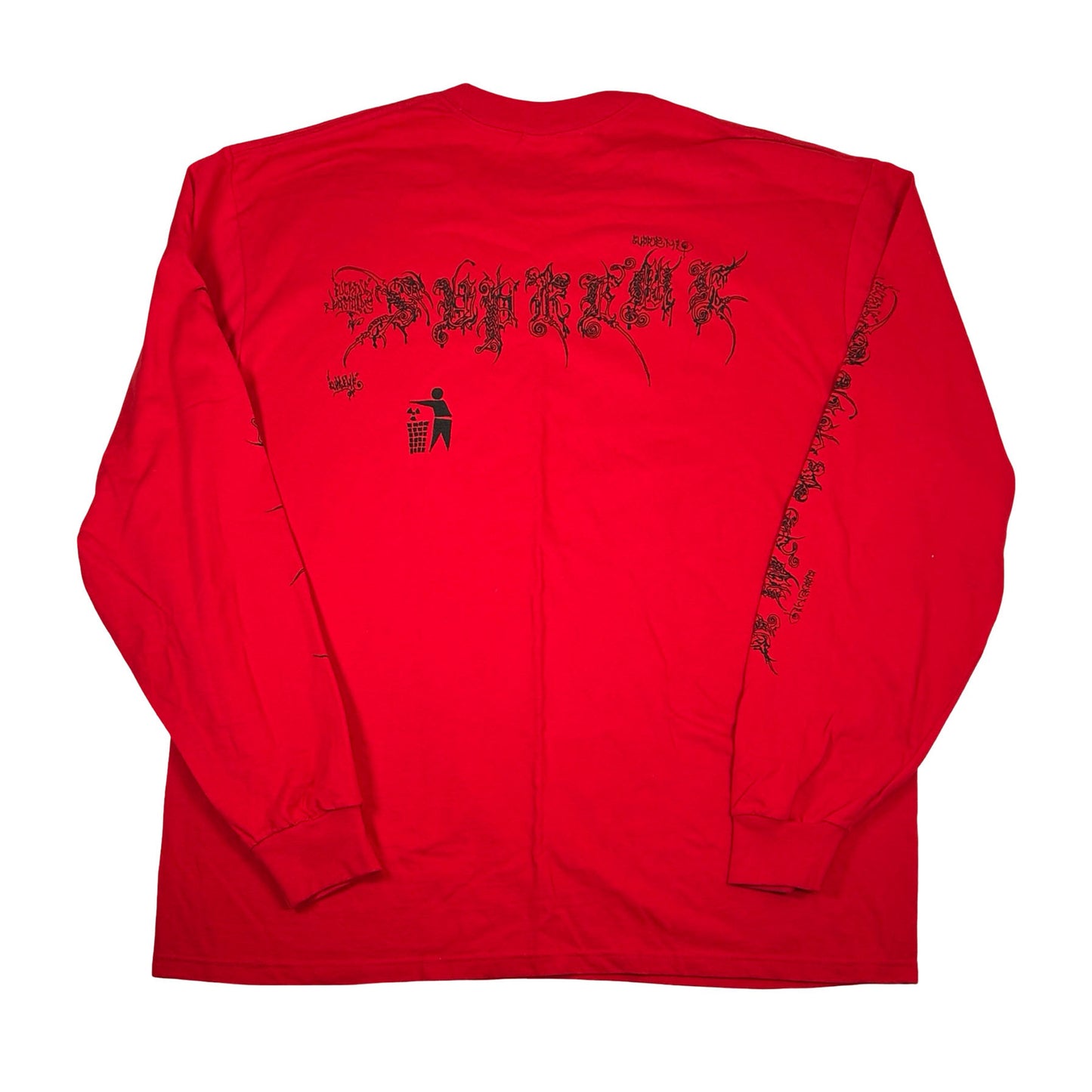 Supreme Wombat Long-Sleeve Tee Red [USED] - XXL (Used)