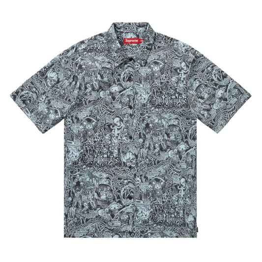 Supreme Wombat Short-Sleeve Shirt 'Blue'