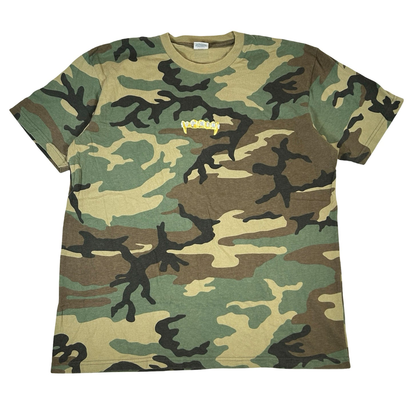 Supreme Fronts Tee Woodland Camo [USED] - L (Used)