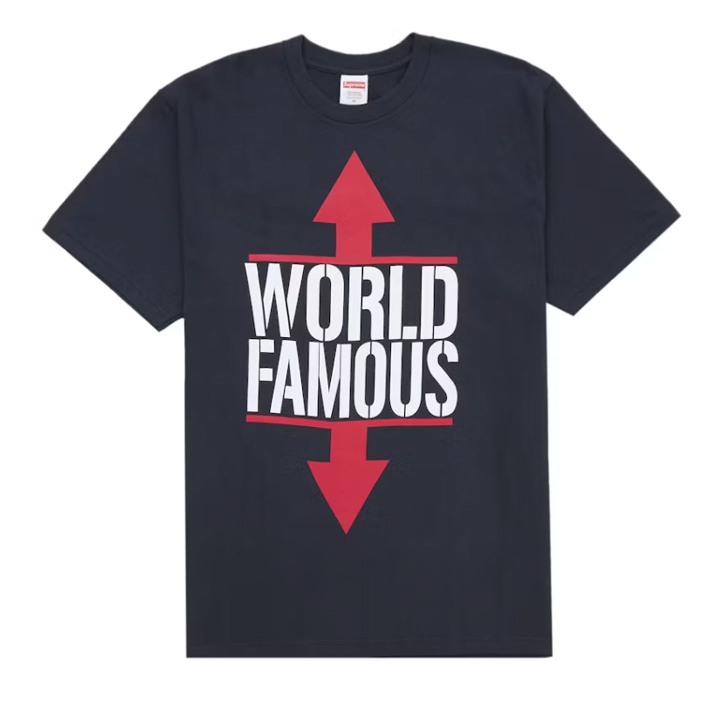 Supreme World Famous Tee Navy
