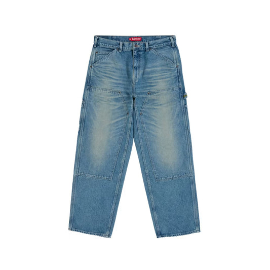 Supreme Worn Double Knee Painter Pant (SS26) Blue