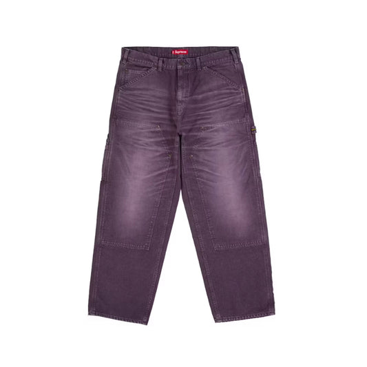 Supreme Worn Double Knee Painter Pant (SS26) Purple