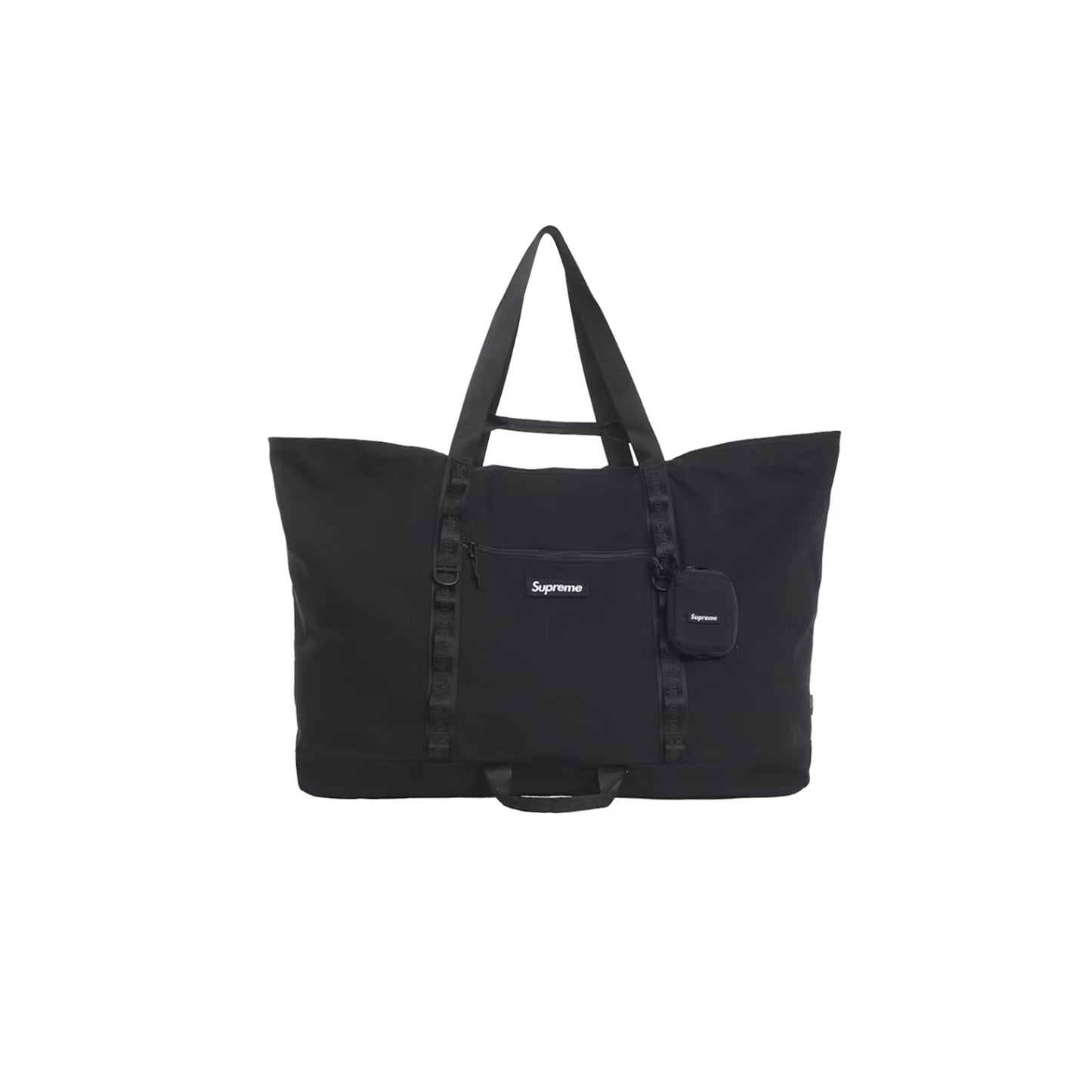 Supreme X-Large Tote Bag + Utility Pouch Black