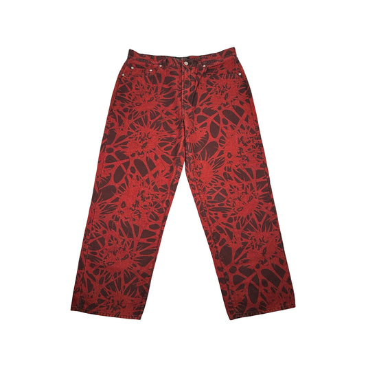 Supreme x Y’s Baggy Jean Overdyed Red [USED] - 34 (Used)