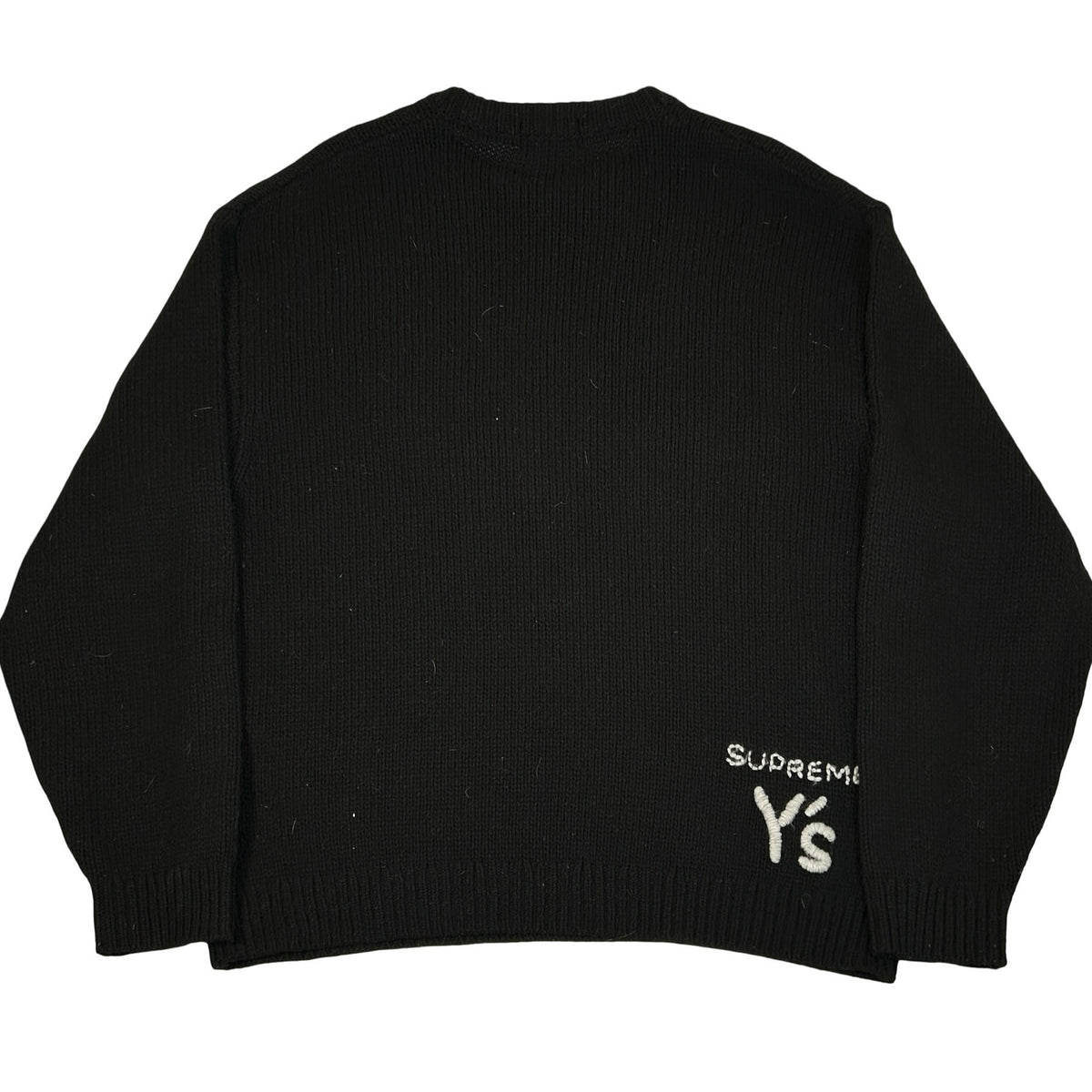 Supreme Y's by Yohji Yamamoto Sweater Black [USED] - L (Used)