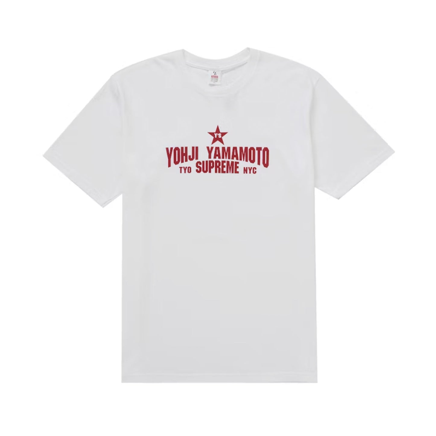 Supreme Y's by Yohji Yamamoto Star Tee White