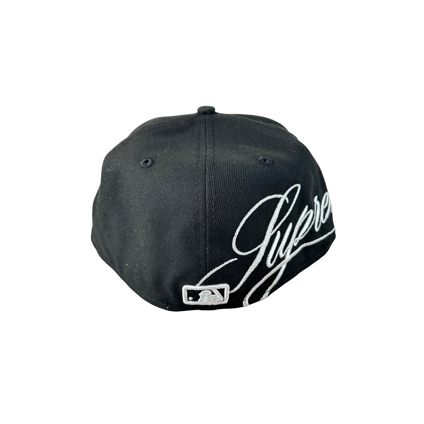 Supreme New York Yankees New Era 59Fifty Fitted Hat Black [USED] - 7 1/4 (Used)