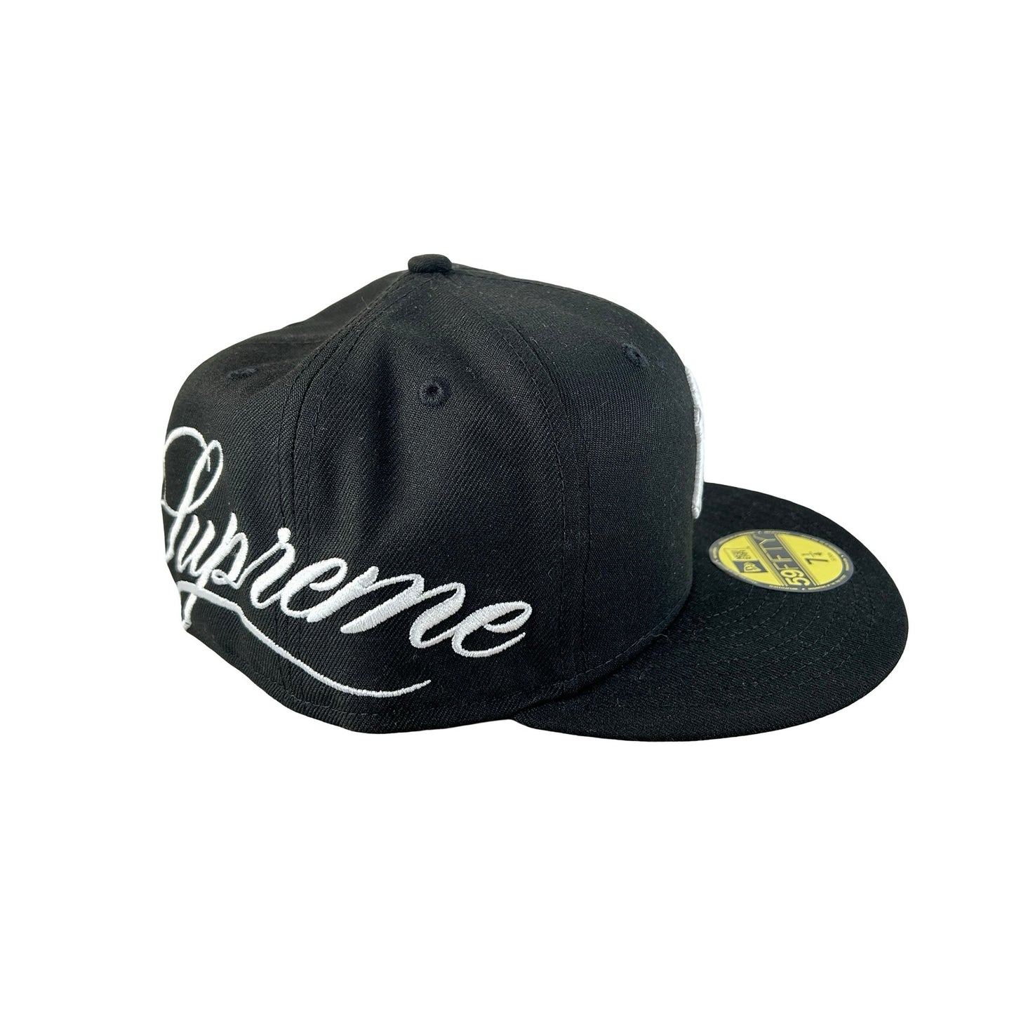 Supreme New York Yankees New Era 59Fifty Fitted Hat Black [USED] - 7 1/4 (Used)