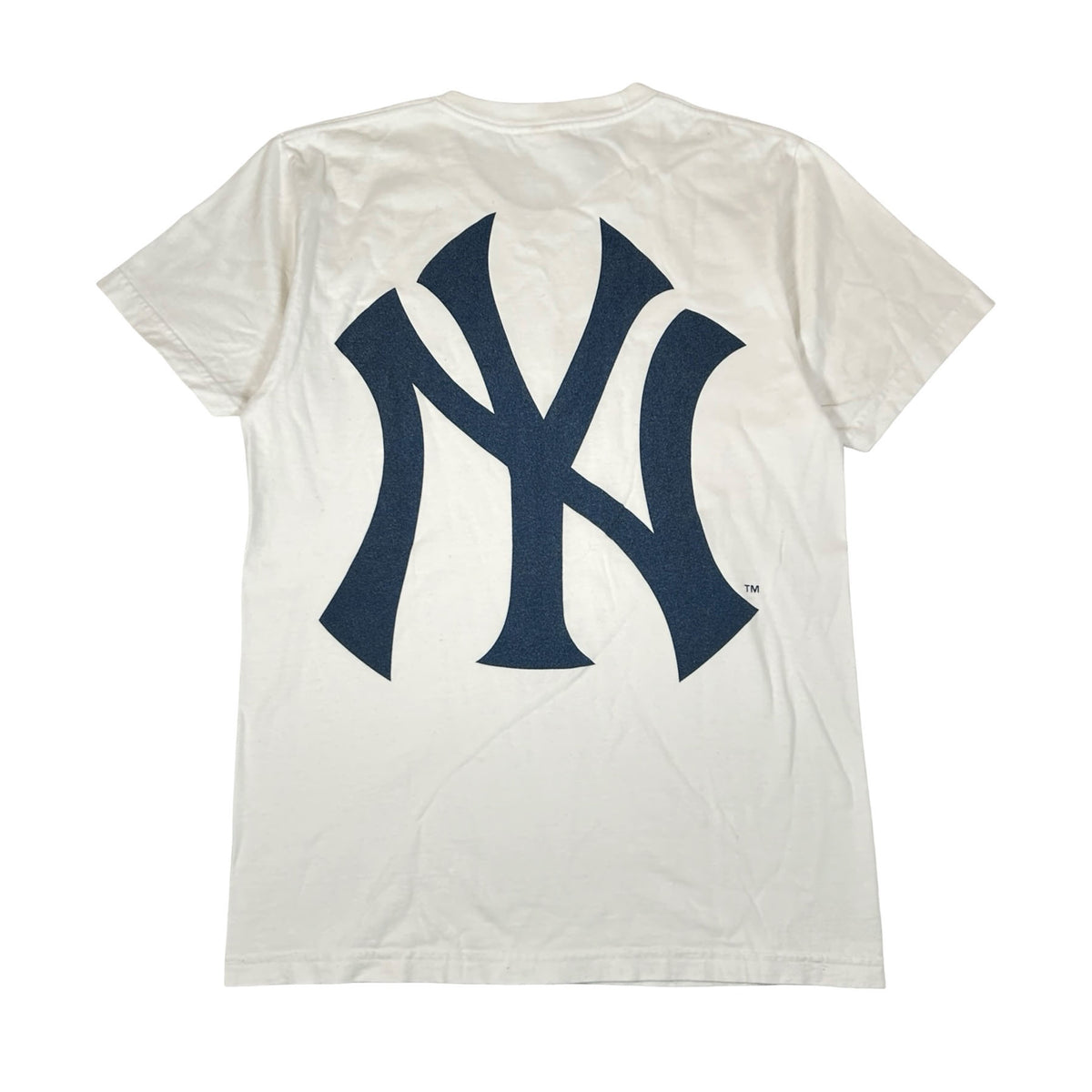 Supreme New York Yankees Box Logo Tee White [USED] - M (Used)