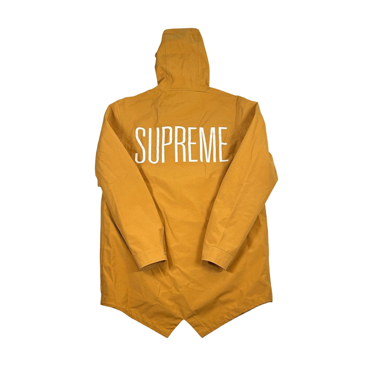 Supreme Taped Seams Fishtail Parka Yellow [USED] - M (Used)