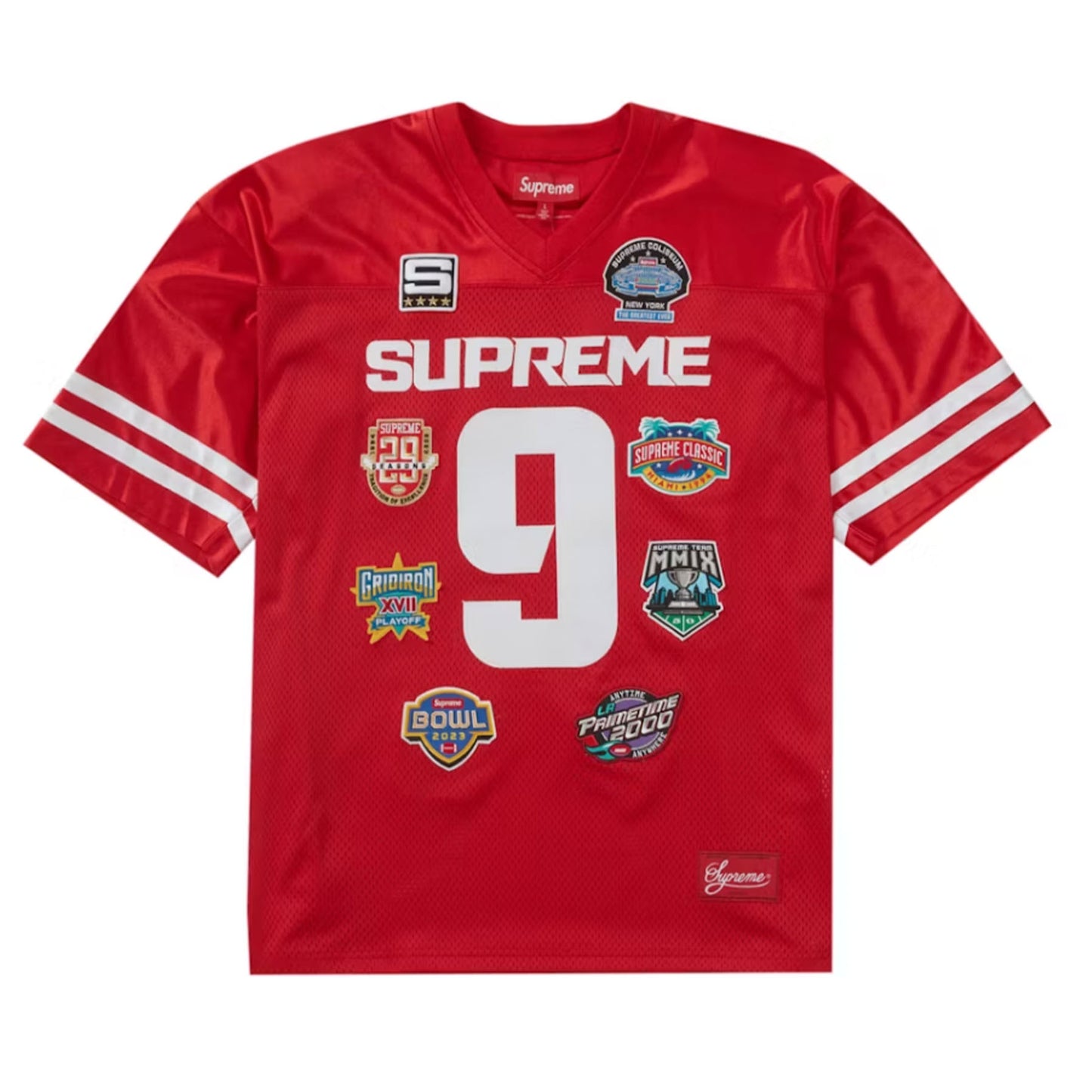 Supreme Championships Football Jersey Red [USED] - XL (Used)