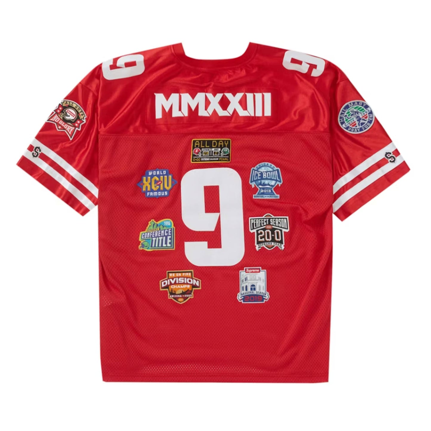 Supreme Championships Football Jersey Red [USED] - XL (Used)