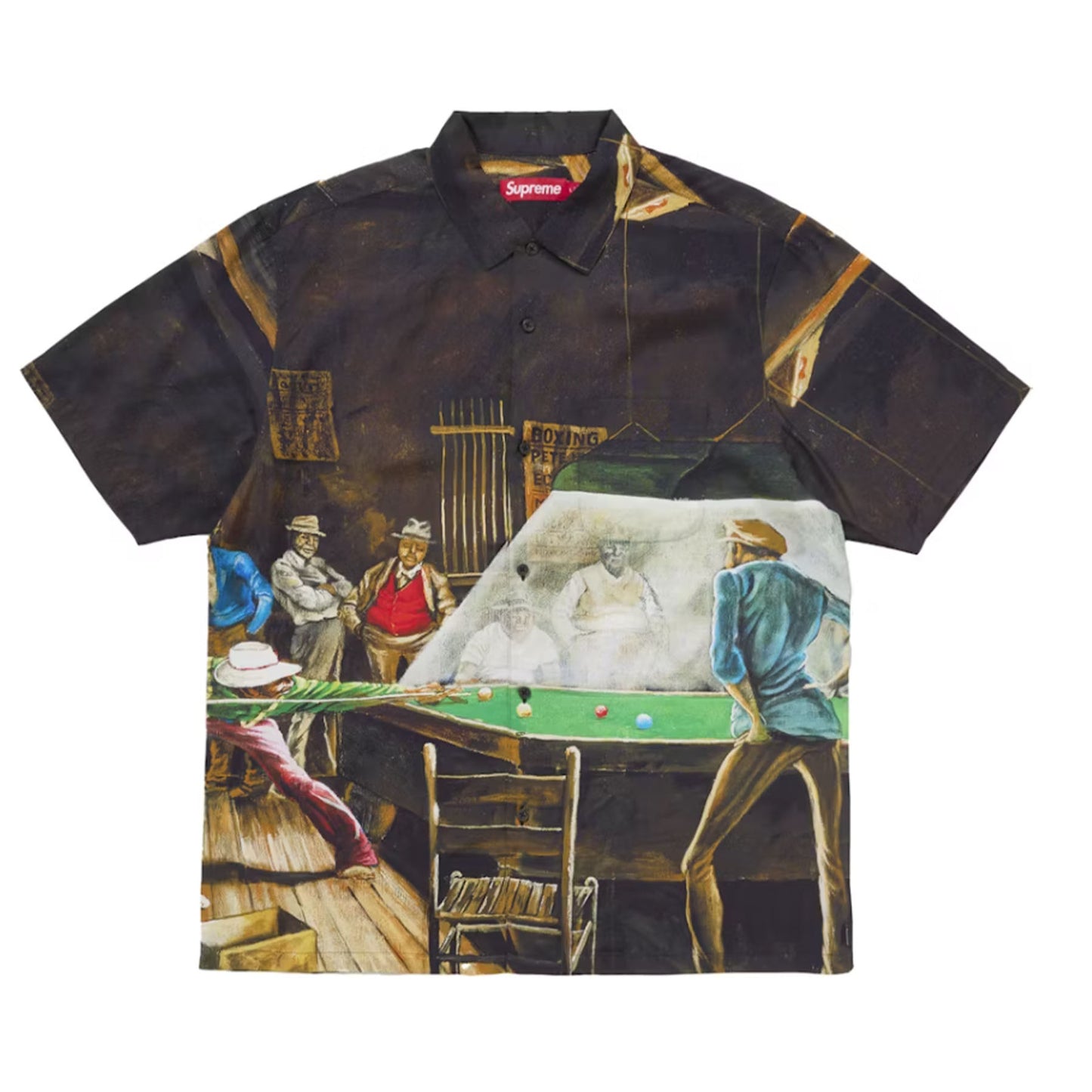 Supreme Ernie Barnes S/S Shirt Pool Hall [USED] - S (Used)