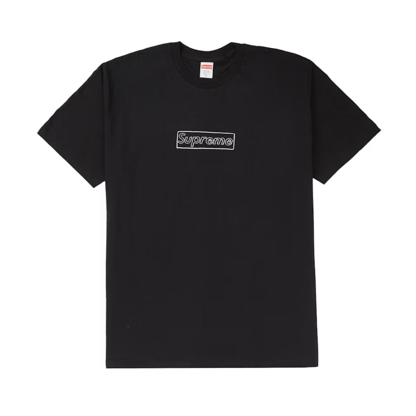 Supreme KAWS Chalk Logo Tee Black [USED] - M (Used)