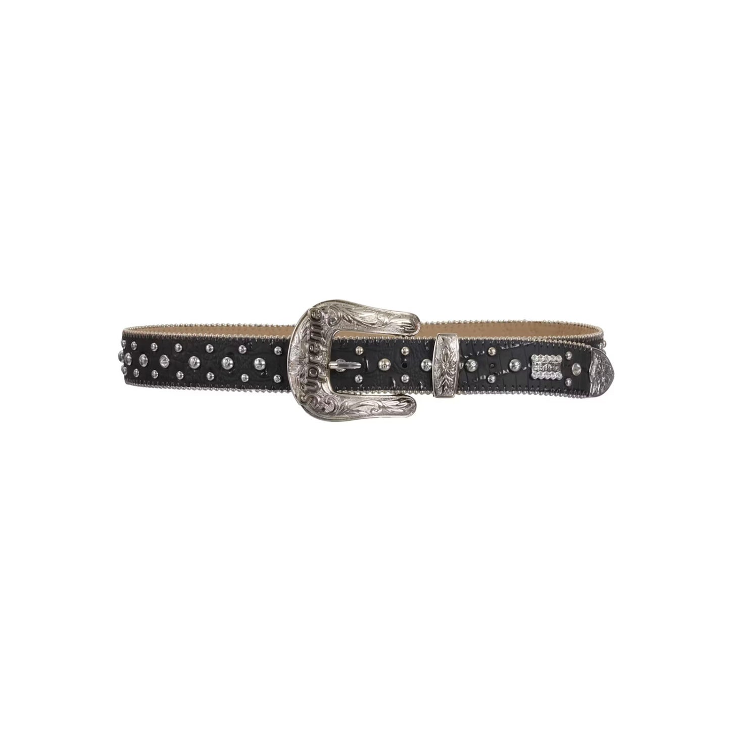 Supreme b.b. Simon Studded Ranger Belt Black