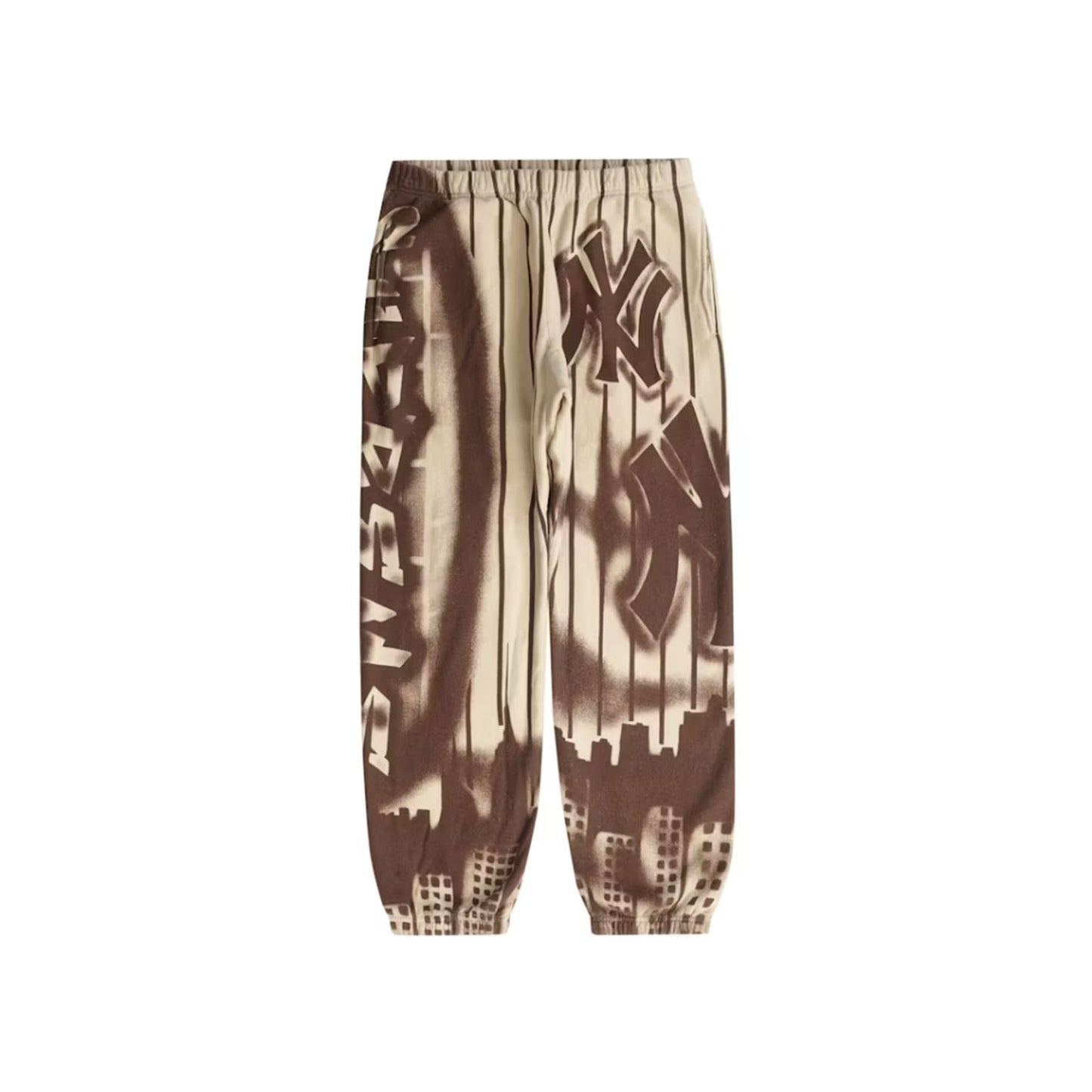 Supreme x New York Yankees Airbrush Sweatpant Clay [USED] - XL (Used)