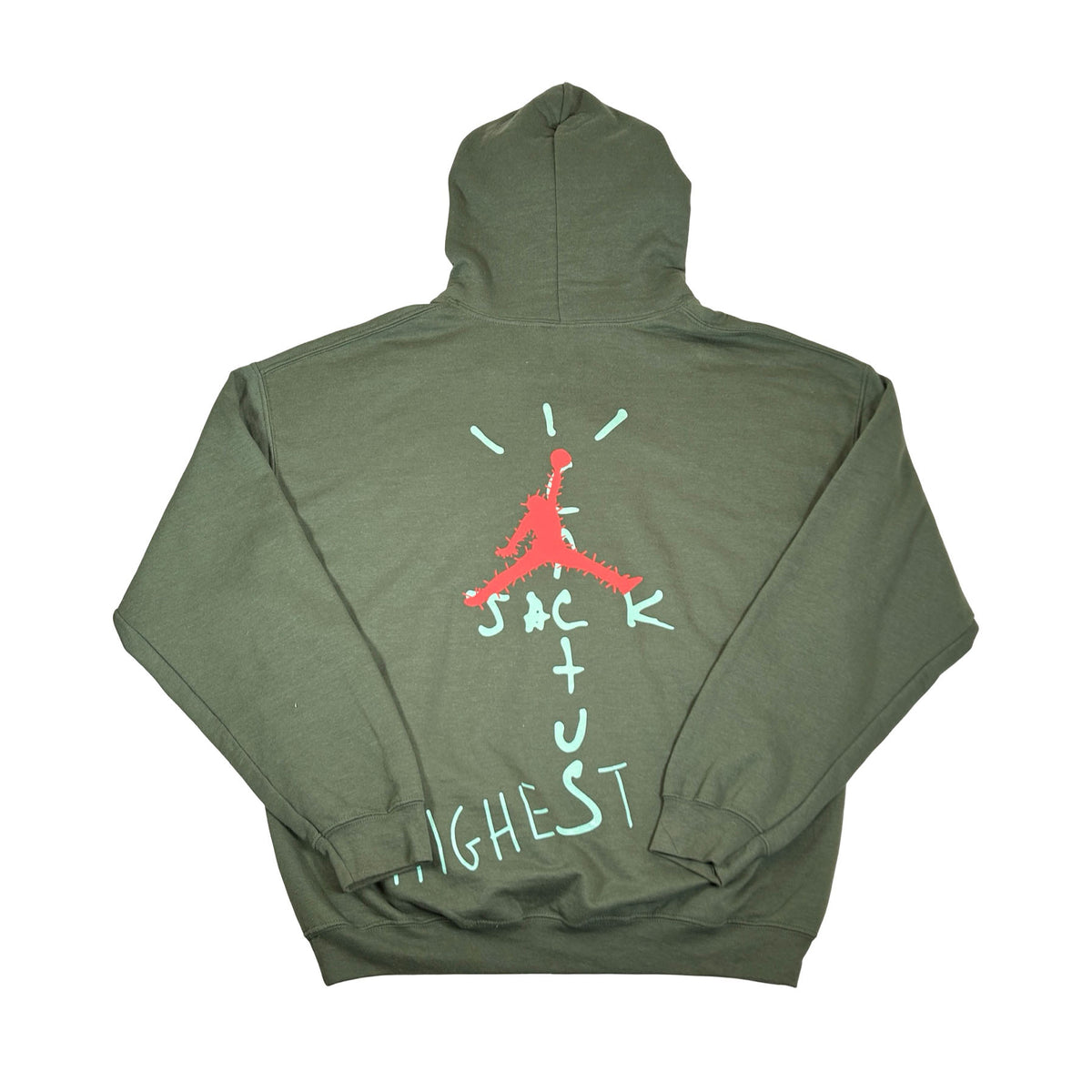 Travis Scott Jordan Cactus Jack Highest Hoodie Olive [USED] - L (Used)