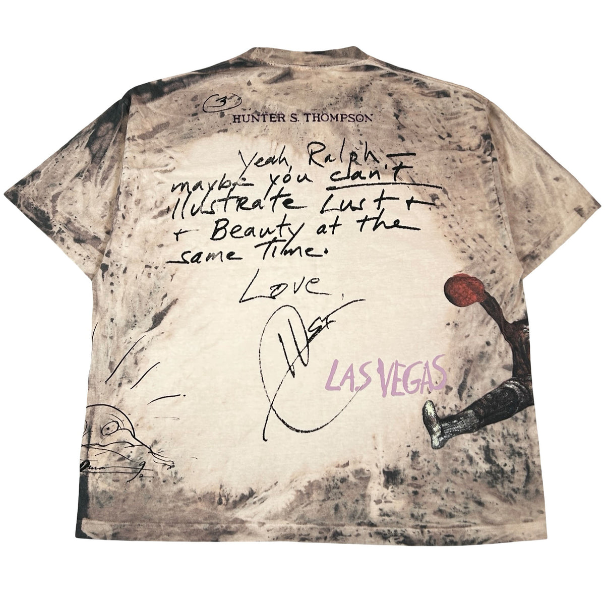 Travis Scott x Ralph Steadman Fear Tee Multicolor [USED] - XXL (Used)