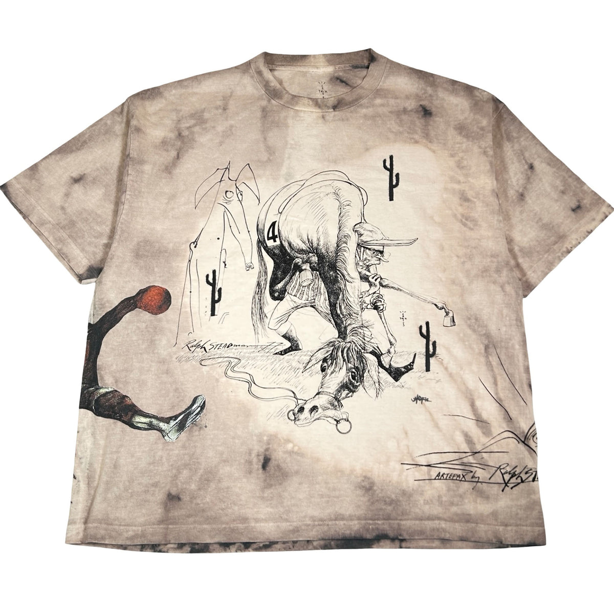 Travis Scott x Ralph Steadman Fear Tee Multicolor [USED] - XXL (Used)