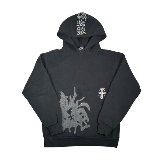 Travis Scott Studded Pullover Hoodie Black [USED] - S (Used)