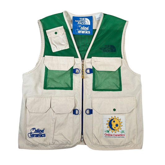 The North Face x Online Ceramics M66 Utility Vest White Green [USED] - M (Used)