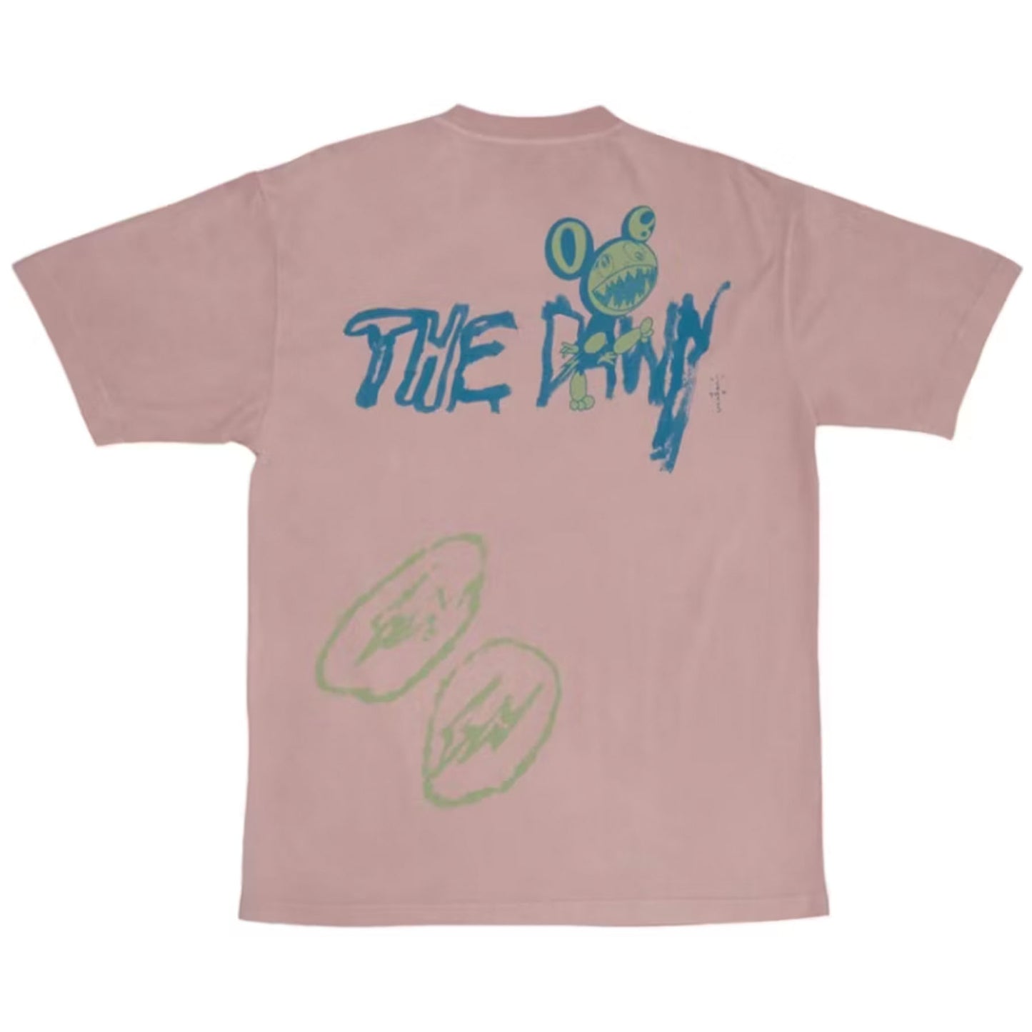 Travis Scott Cactus Jack x Fragment x Takashi Murakami The Dawn Tee Pink [USED] - L (Used)