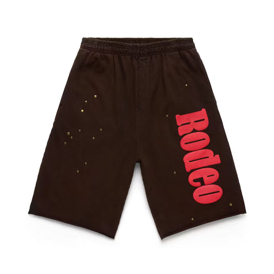 Travis Scott Cactus Jack x Sp5der Days Before Rodeo Shorts Black [USED] - L (Used)