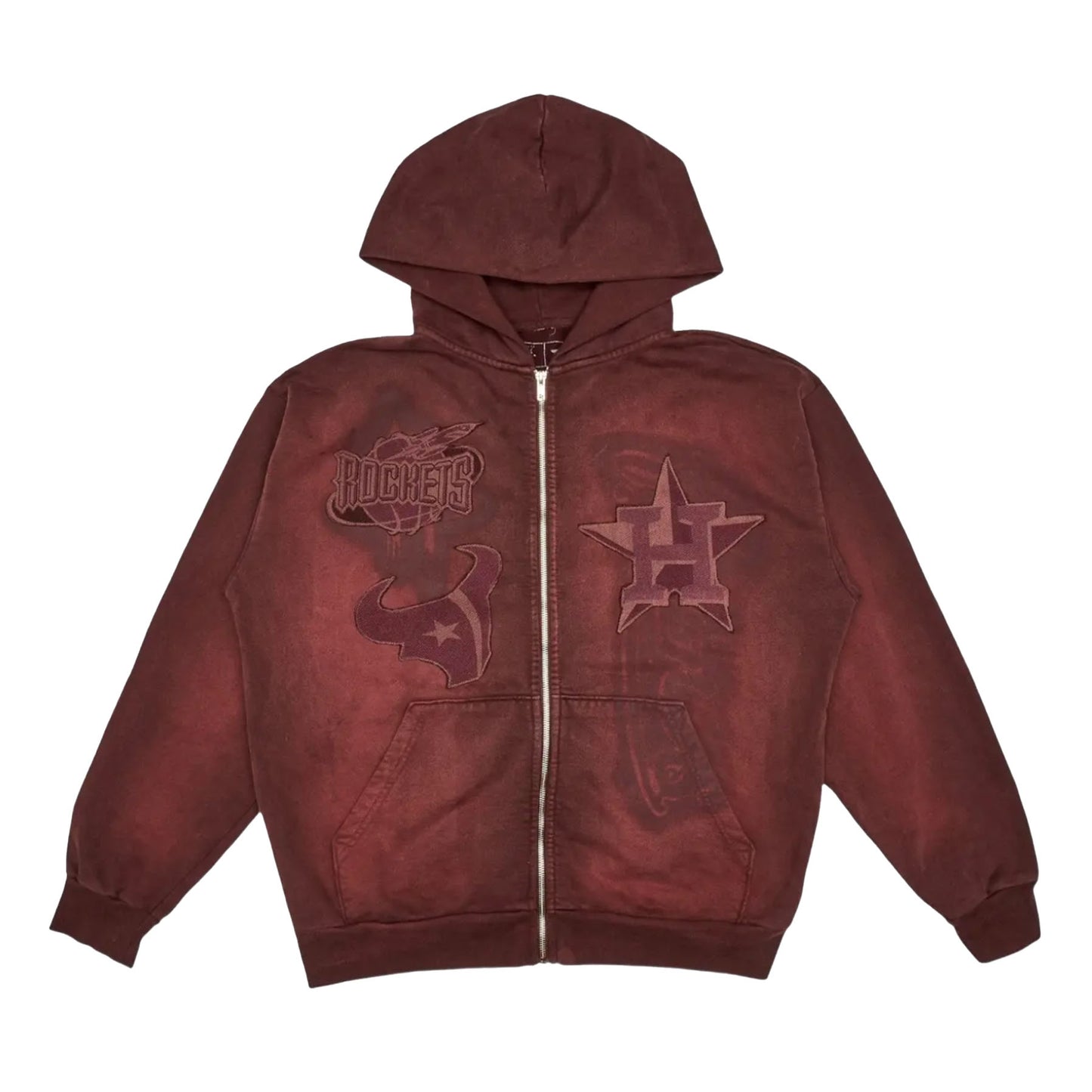 Travis Scott Fanatics Fest HOUSTON Exclusive Teams Zip Up Hoodie [USED] - S (Used)