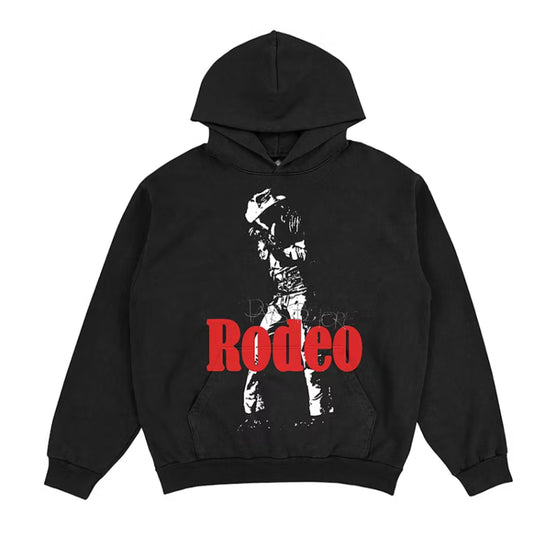 Travis Scott Rodeo Hoodie Black [USED] - L (Used)