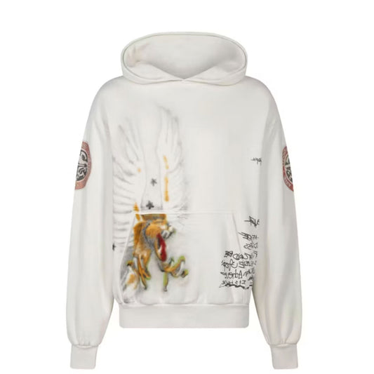Travis Scott Utopia Circus Maximus 2023 Tour Hoodie White [USED] - M (Used)