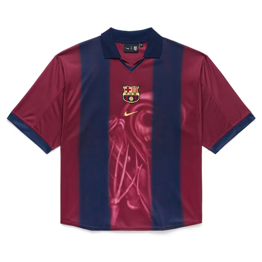 Travis Scott x Nike x FC Barcelona Retro 2000/01 Home Skeleton Jersey Multicolor