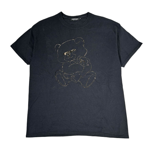 Undercover Jun Takahashi Blindfold Bear Graphic Tee Black