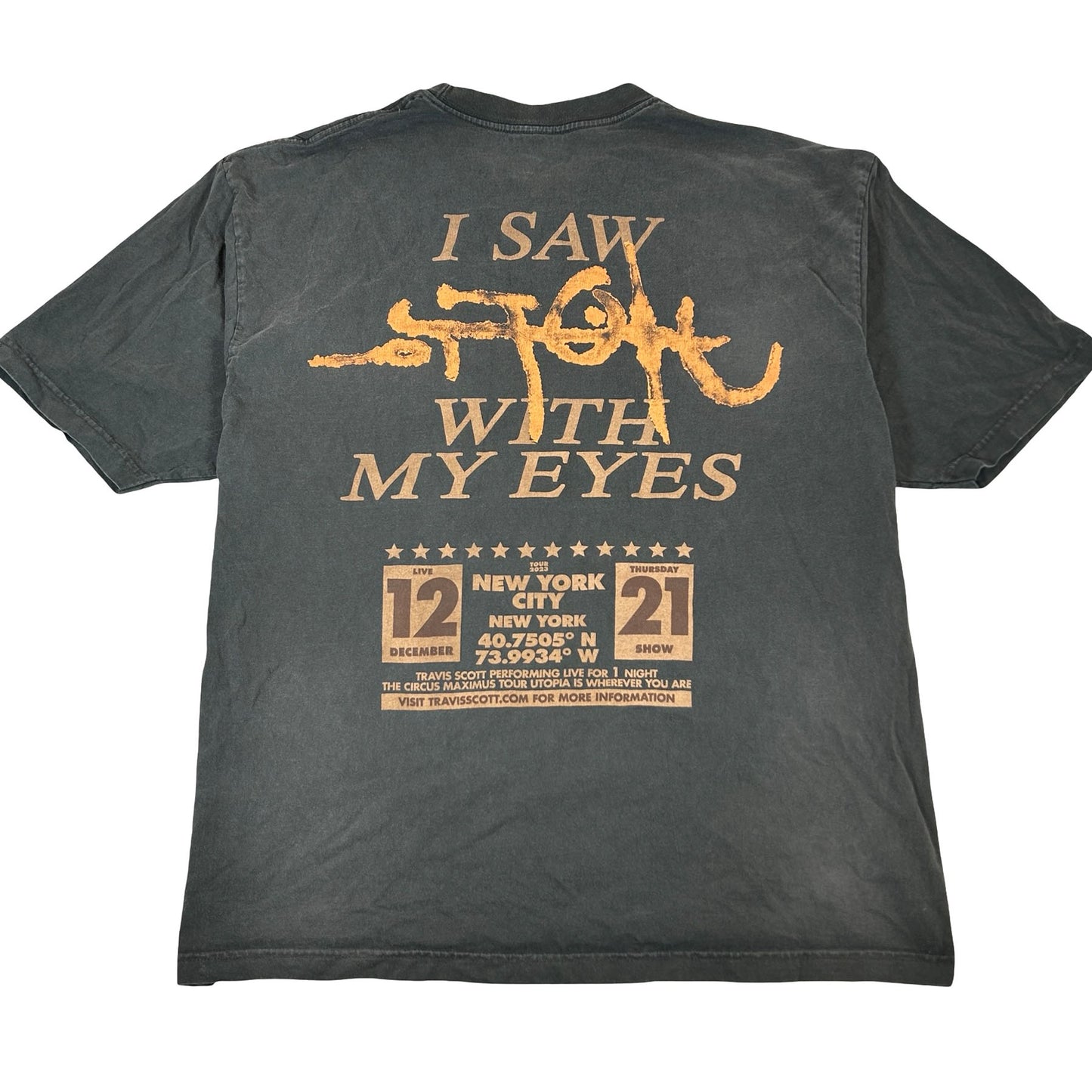 Travis Scott Utopia Tour My Eyes NYC Exclusive [USED] - XXL (Used)