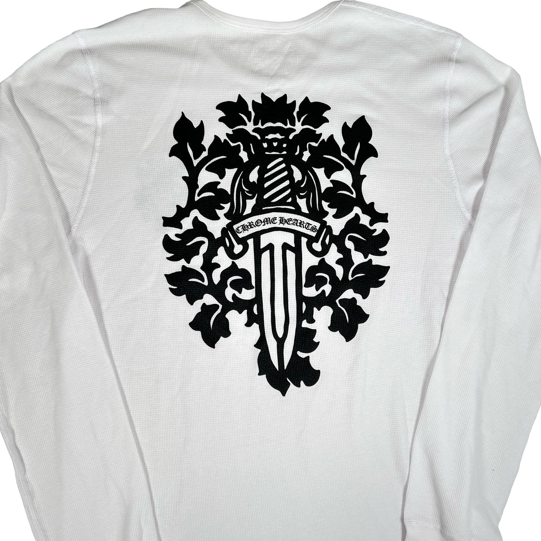 Chrome Hearts Vine Dagger L/S Thermal White - XXL (Minor Mark On