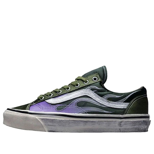 VN000D9RGRK Vans LX Old Skool Archive Flame Green