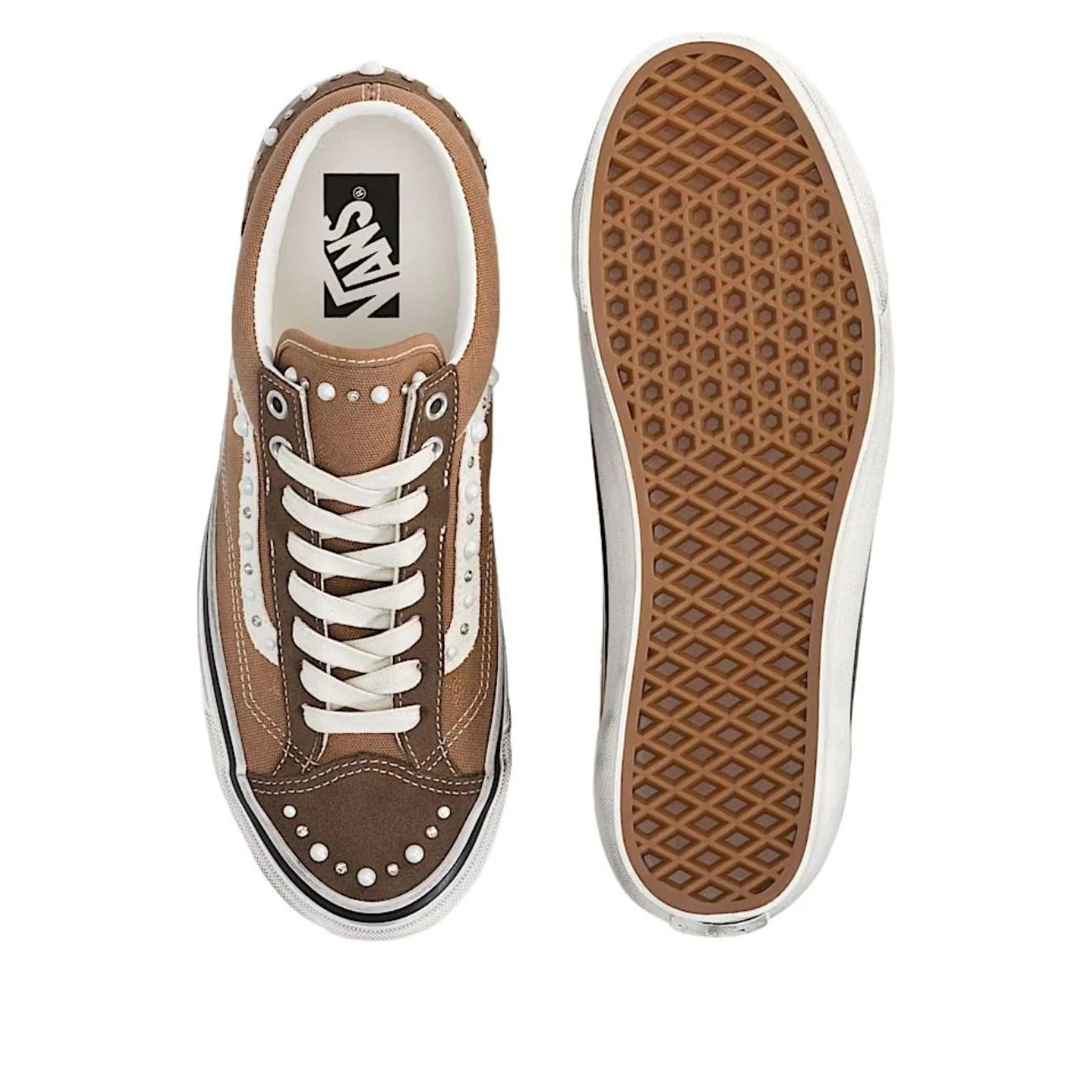VN000E8VFST1 Vans LX Old Skool 36 Pearlized Pack Vintage Cocoa Brown