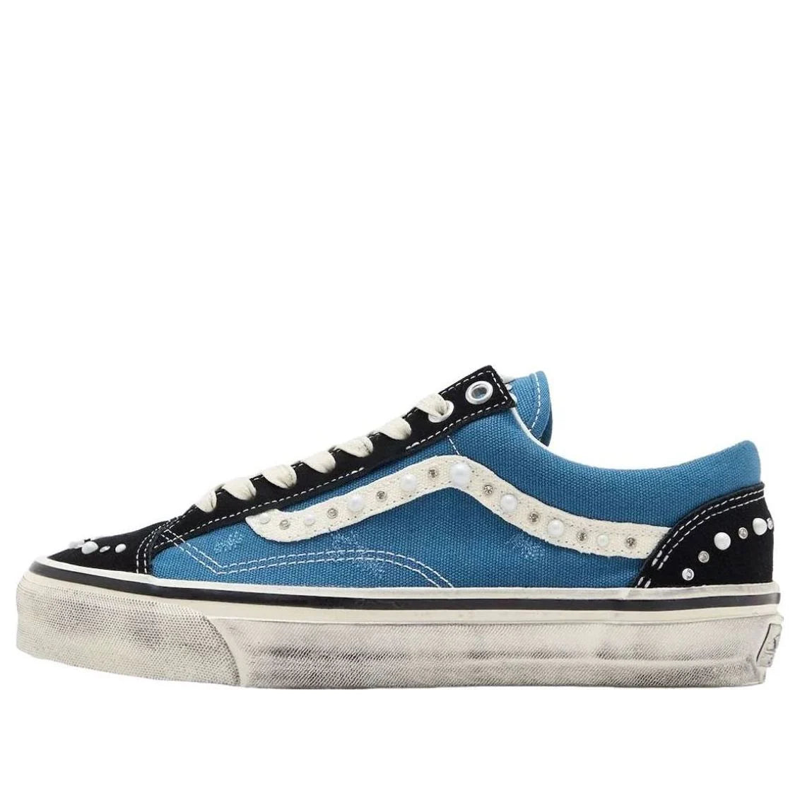 VN000E8VYA6 Vans LX Old Skool 36 Pearlized Pack Black Navy