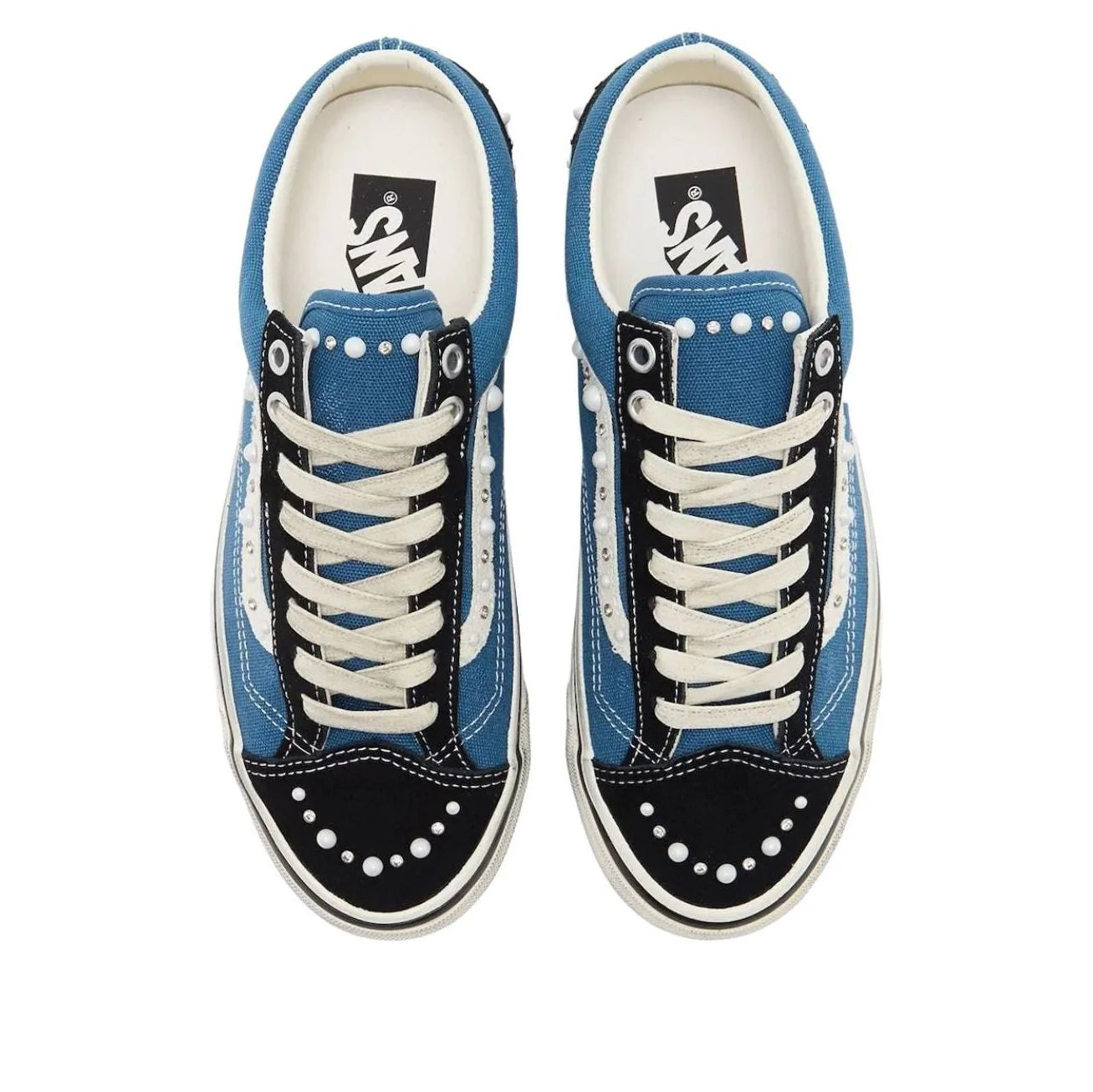 VN000E8VYA6 Vans LX Old Skool 36 Pearlized Pack Black Navy