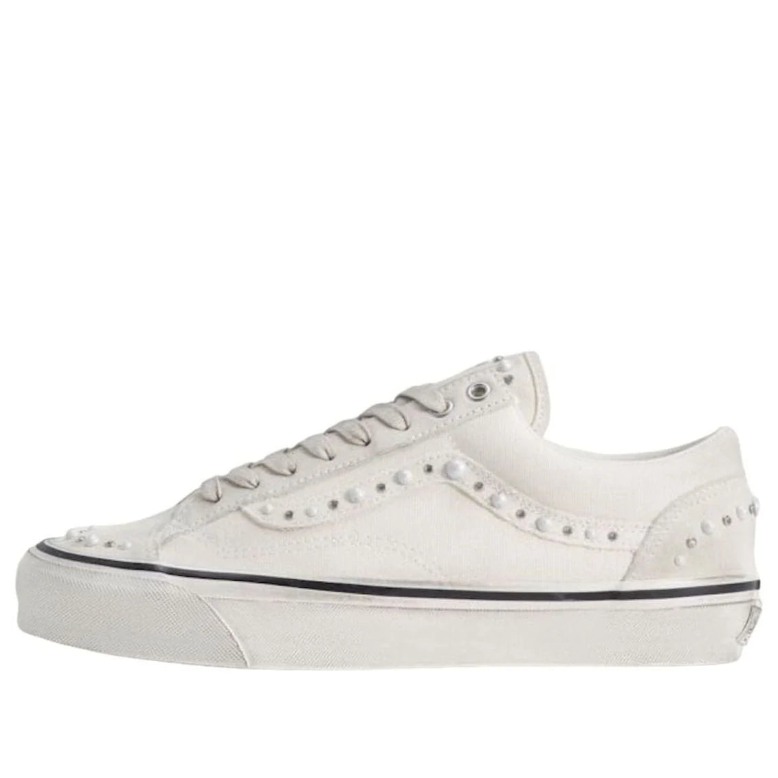 VN000ZB8CDA Vans LX Old Skool 36 Pearlized Pack Marshmallow White