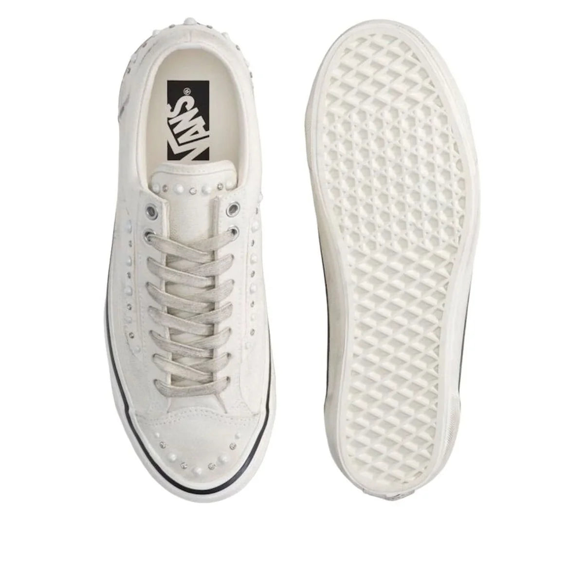 VN000ZB8CDA Vans LX Old Skool 36 Pearlized Pack Marshmallow White