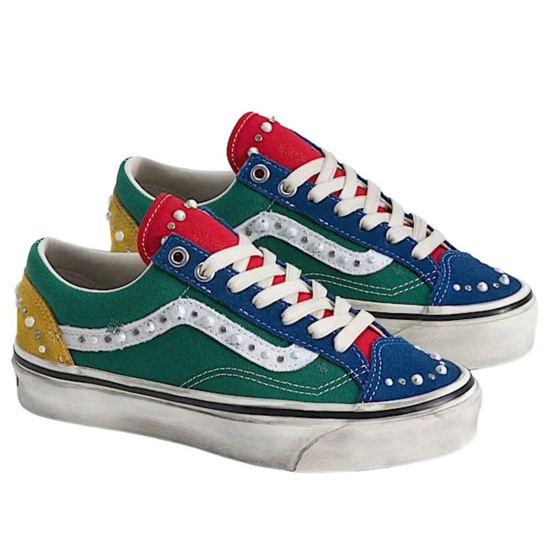 VN00115WBGK Vans Premium Old Skool 36 Pearlized Pack Yacht Club (GS)