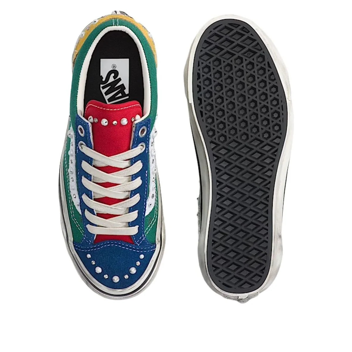 VN00115WBGK Vans Premium Old Skool 36 Pearlized Pack Yacht Club (GS)