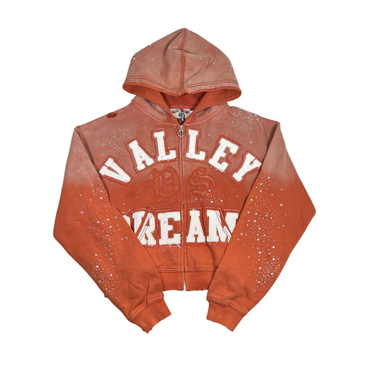 Vale Forever Classico Zip Up Hoodie Orange [USED] - S (Used)