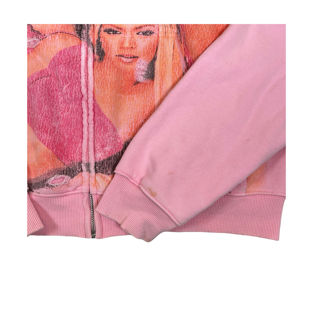 Vale Forever Dreams Zip Up Hoodie 'Pink' [USED] - M (Used)