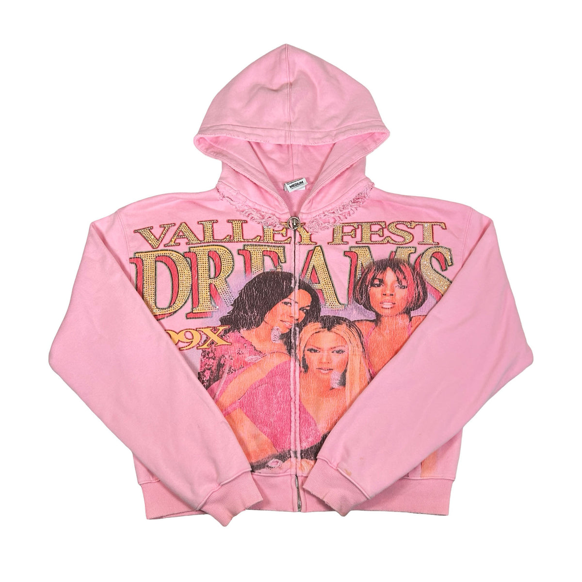 Vale Forever Dreams Zip Up Hoodie 'Pink' [USED] - M (Used)