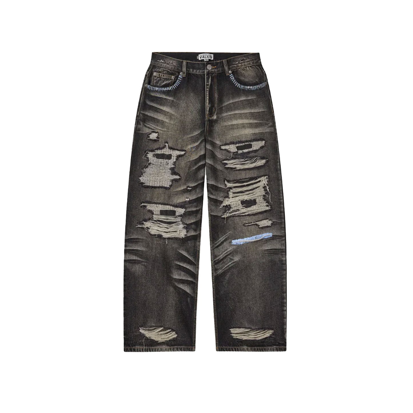 Vale Forever Thrashed Black Denim