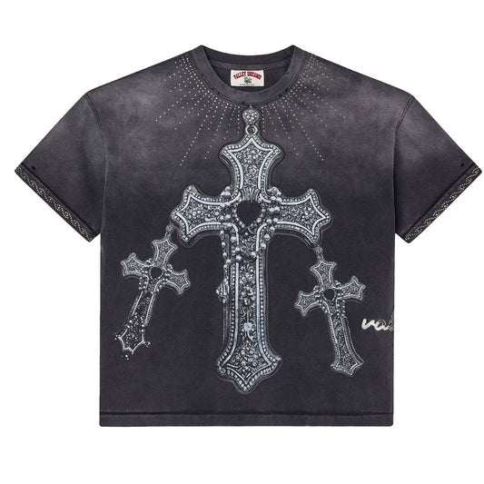 Vale Forever Pierced Tee Black