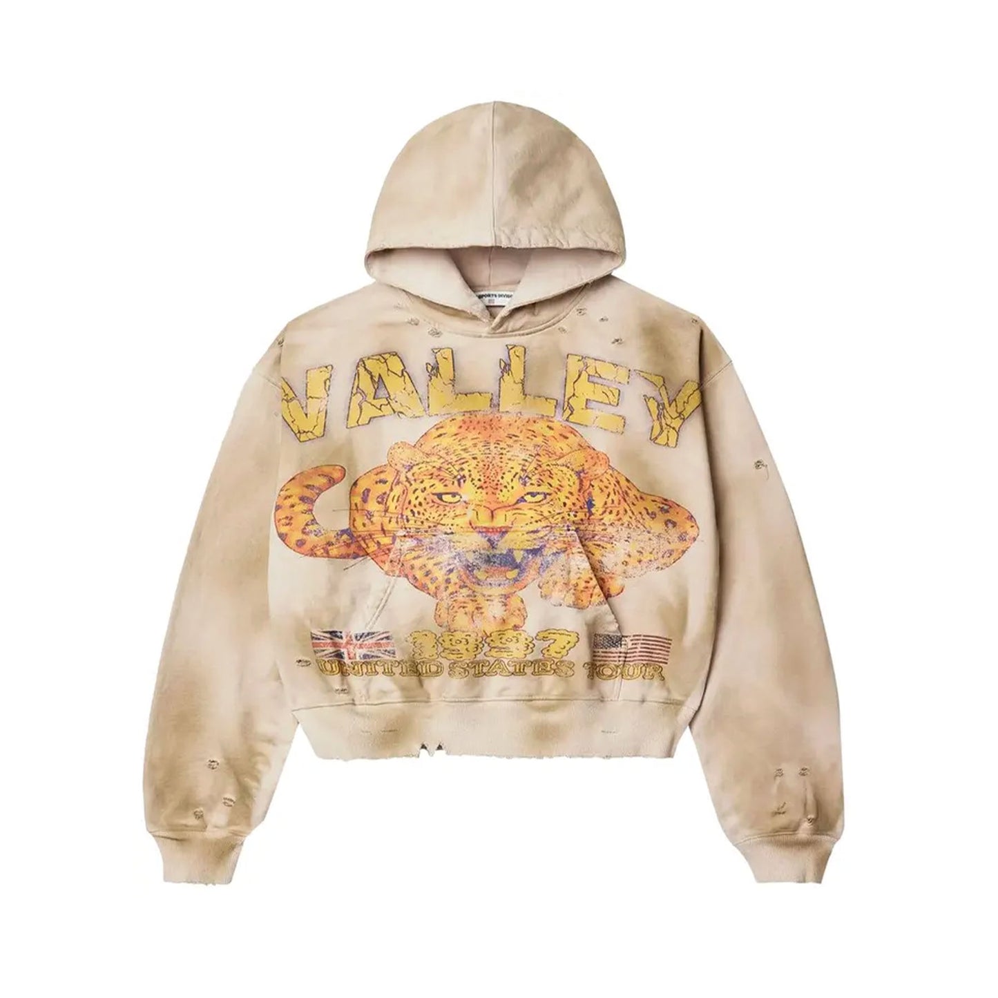 Vale Forever Cheetah Pullover Hoodie Tan [USED] - M (Used)