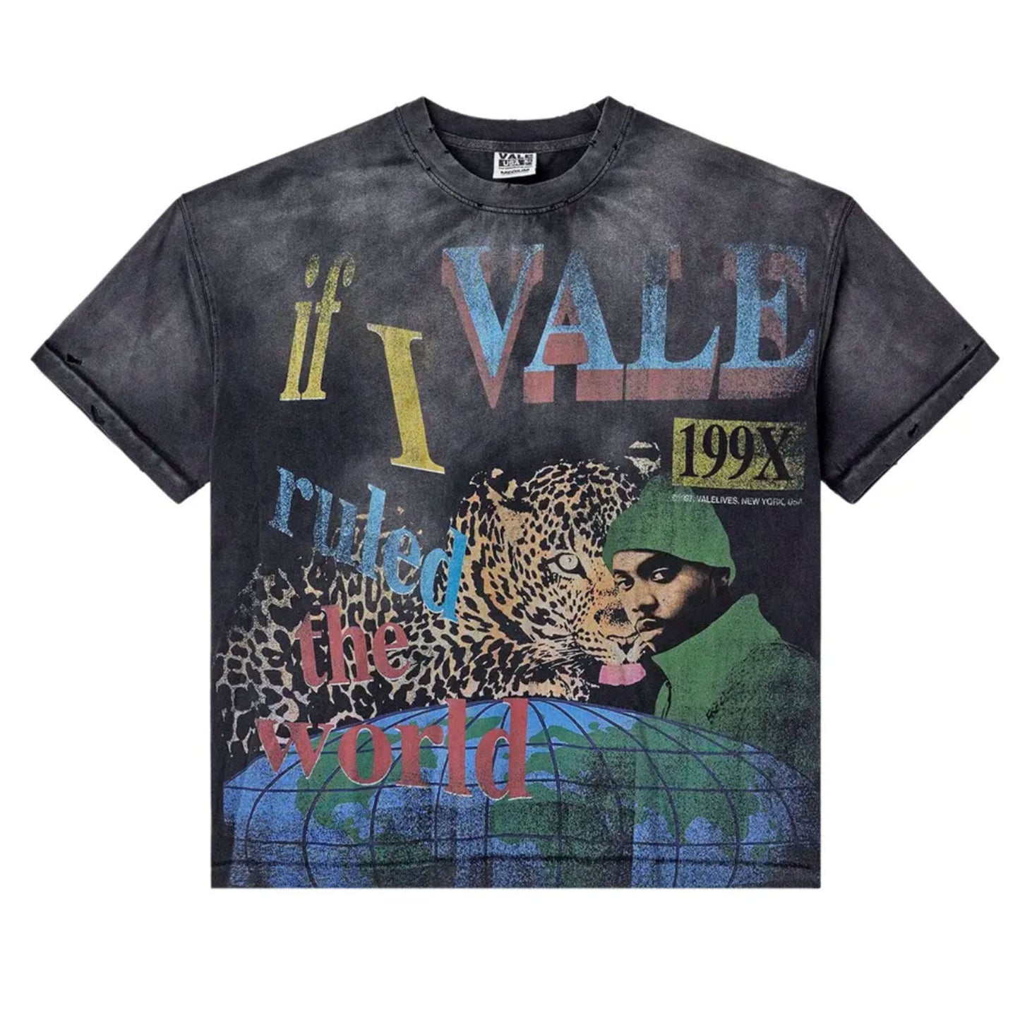 Vale Forever Da Ruler Tee 'Washed/Black'